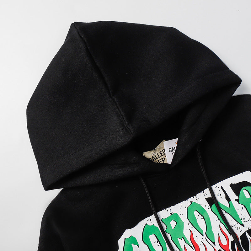 Gallery Dept Hoodie Flame Earth Fleece Hoodie Sweater