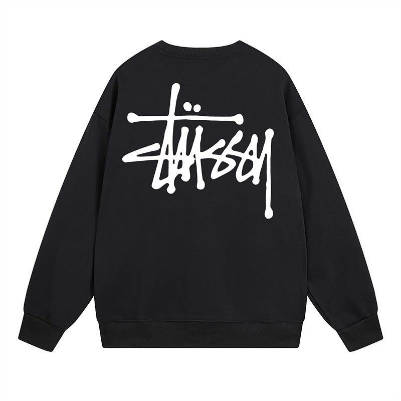 Stussy Sweatshirts Crew Neck Fleece Sweater