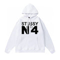 Stussy Hoodie Fall/Winter Fleece Hooded Sweater