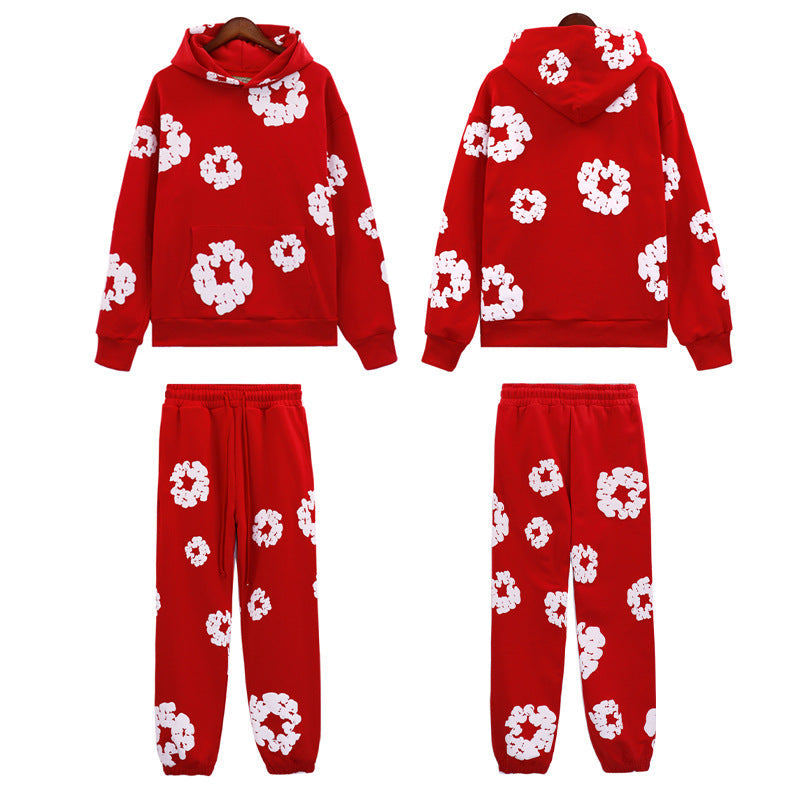 Denim Tears Outfit:Hoodie/Sweatpants (Separate Purchase Options) Casual Pants