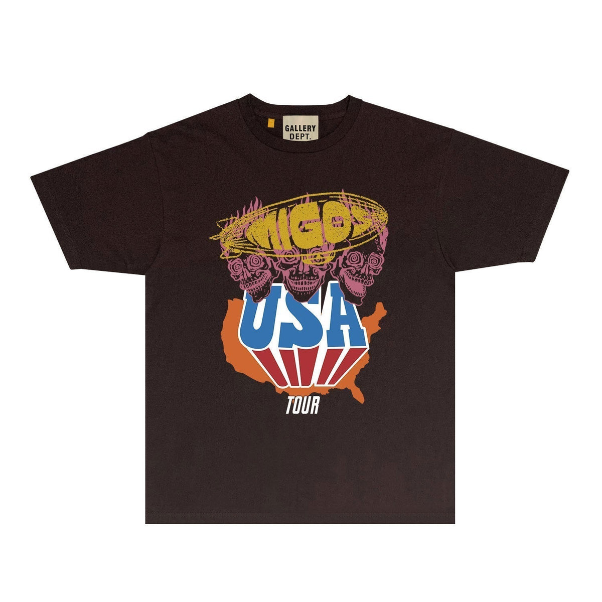 Gallery Dept T Shirts European And American Tee Shirt Short Sleeve T-Shirt Blouse