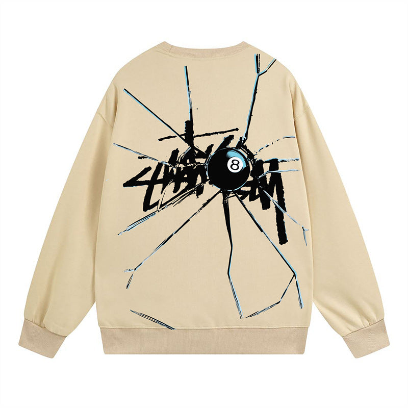 Stussy Sweatshirts Autumn/Winter Fleece Couple Sweatshirts