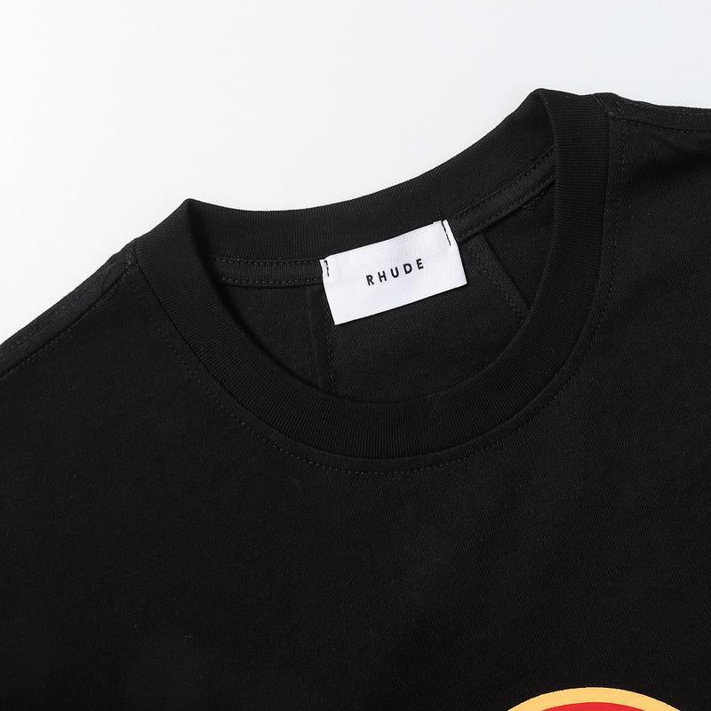 Rhude T-shirt Leopard Print Short Sleeve T-shirt