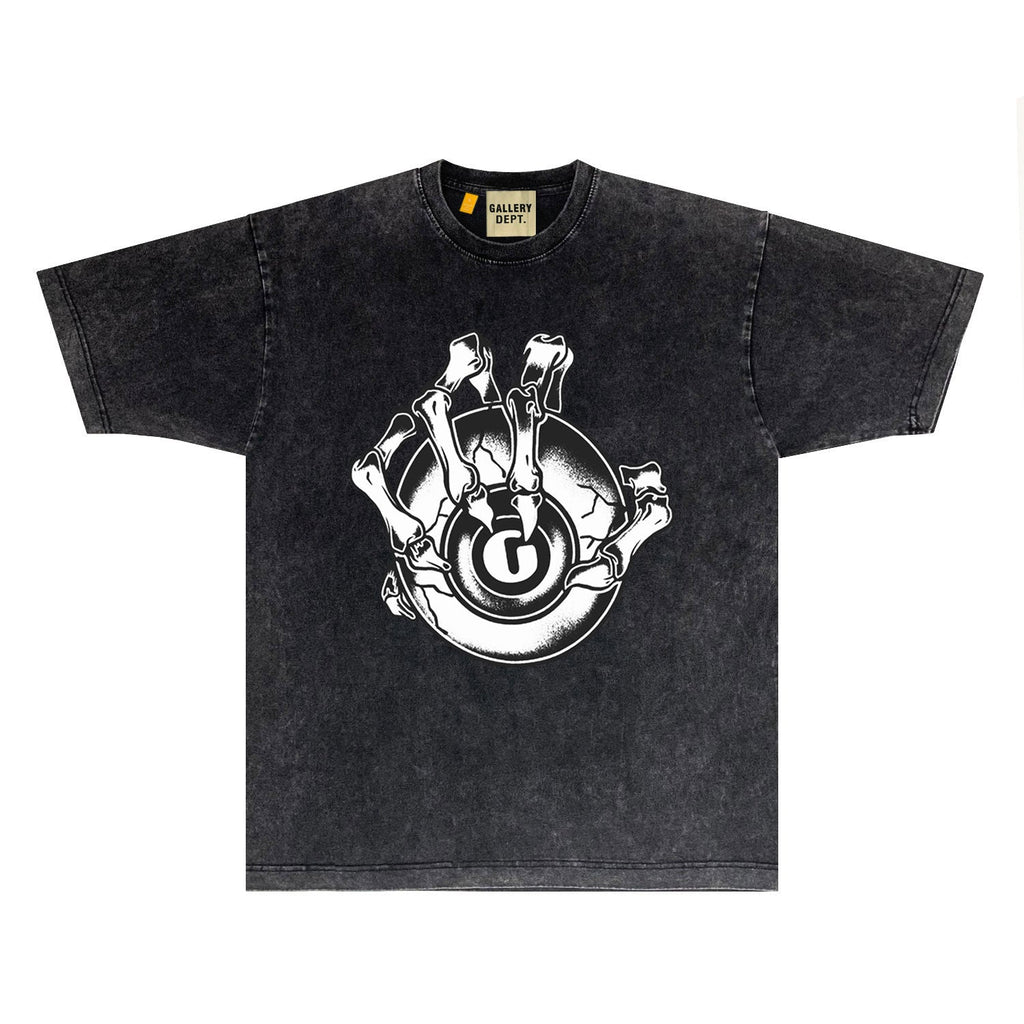 Gallery Dept T Shirts Tee Shirt Washed and Worn Short Sleeve T-shirt Blouse