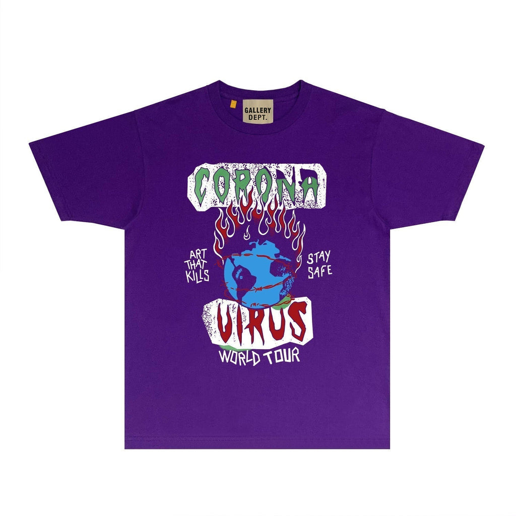 Gallery Dept T Shirts European And American Tee Shirt Short Sleeve T-Shirt Blouse