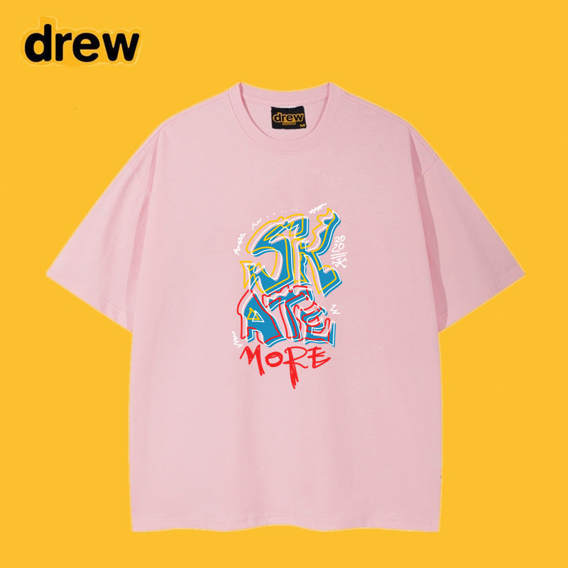 Drew T-shirts Classic Letter Short Sleeve