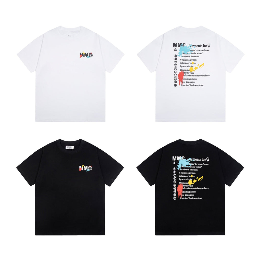 Maison Margiela T-shirt Crew Neck Loose Short Sleeve T-shirt