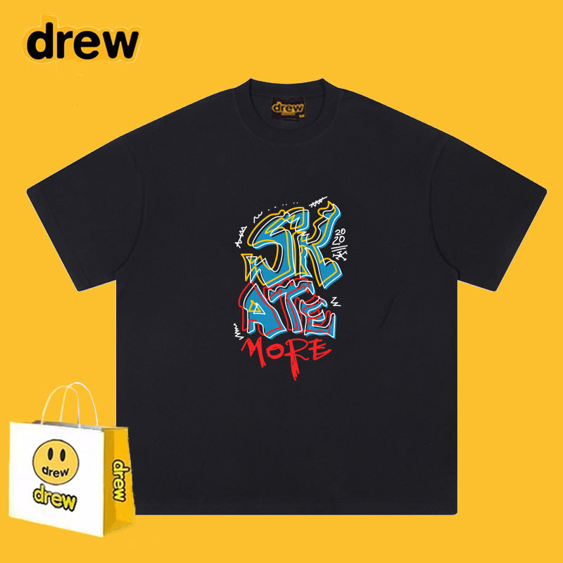 Drew T-shirts Classic Letter Short Sleeve