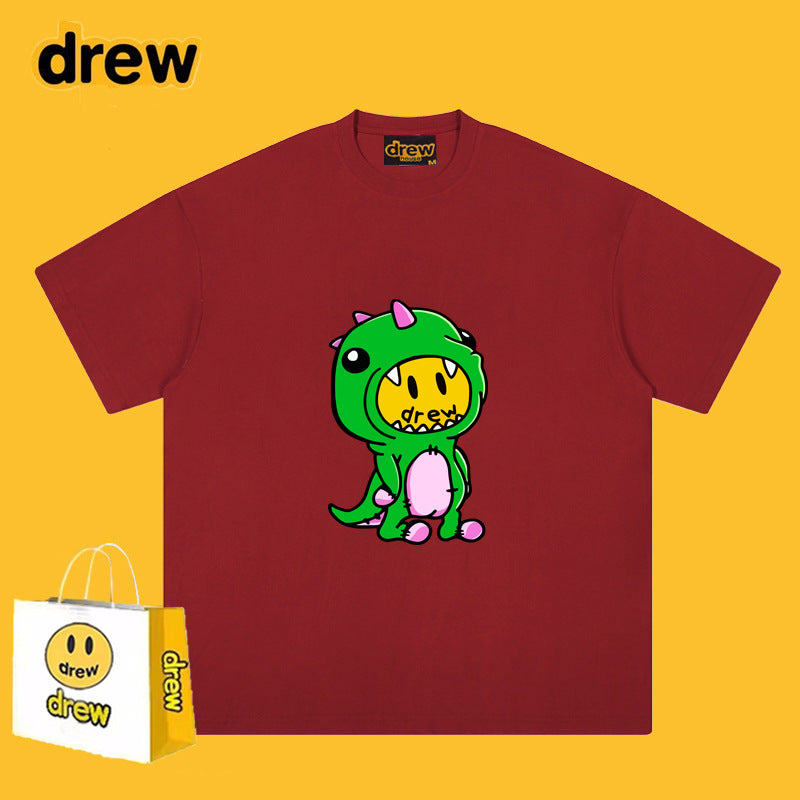 Drew T-shirts T-shirt Smiley Cartoon Print