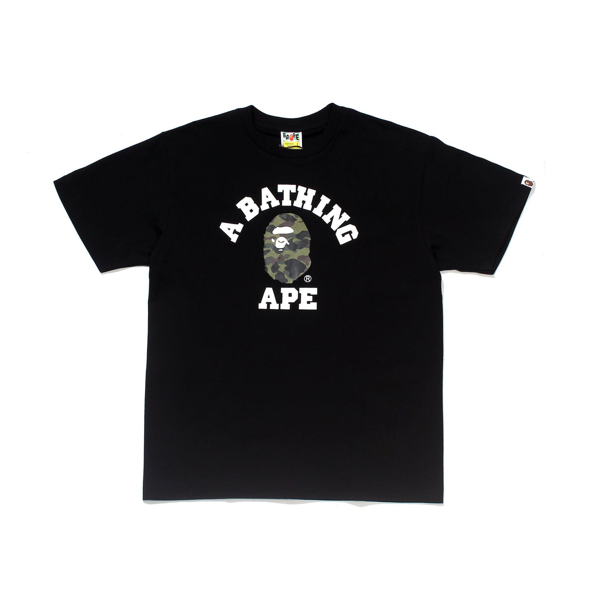 Bape Bearbrick T-Shirt Casual Letter Printed Round Neck Short Sleeve