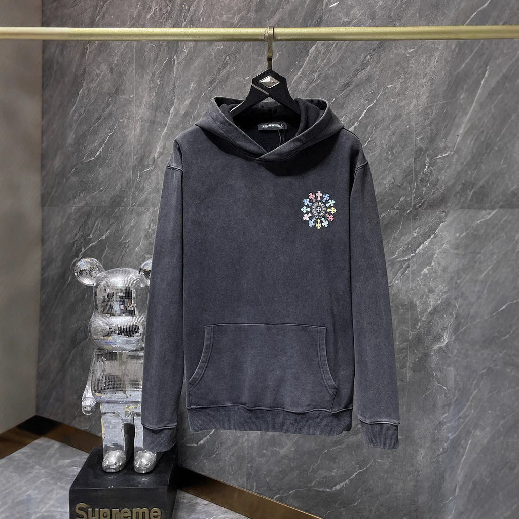 Chrome Heart Hoodie Chrome Heart Chrome cotton terry zipper pullover hooded