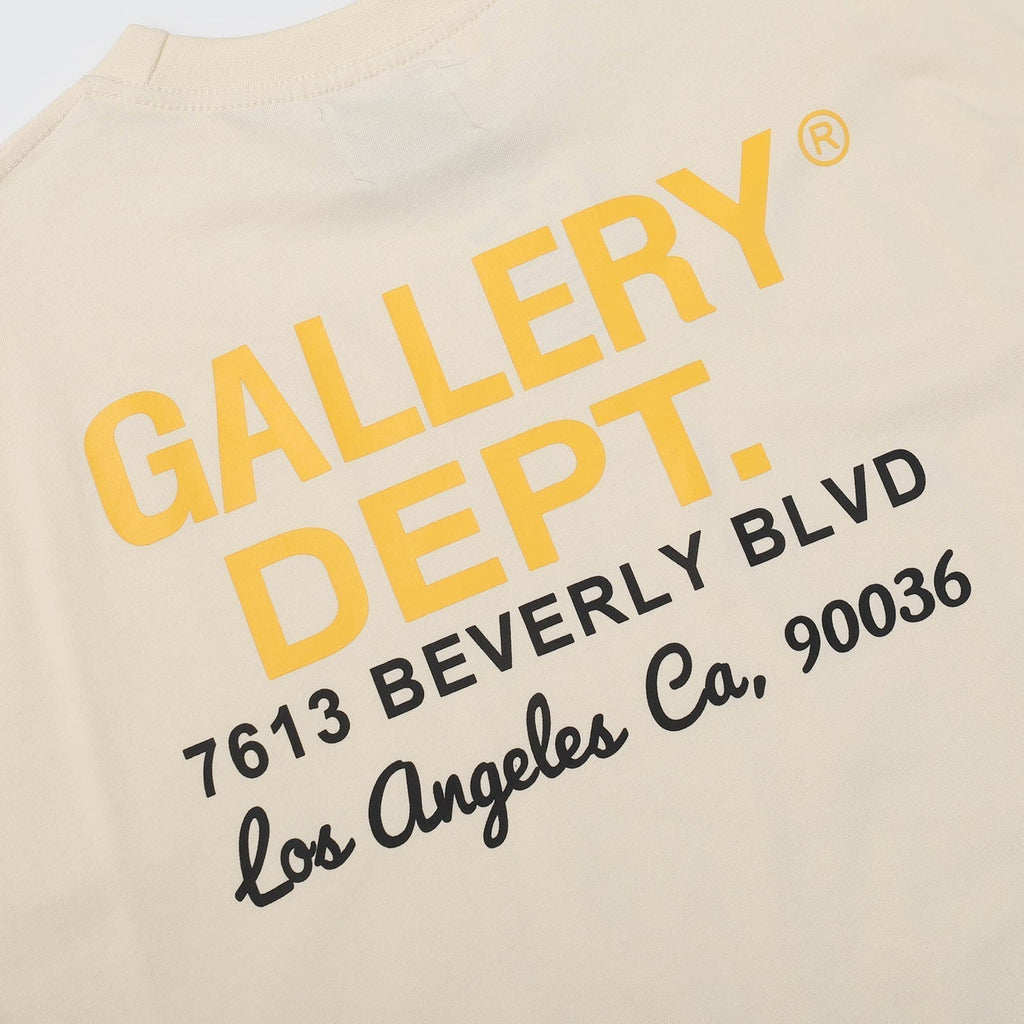 Gallery Dept T Shirts Men's Car Painted Print Loose