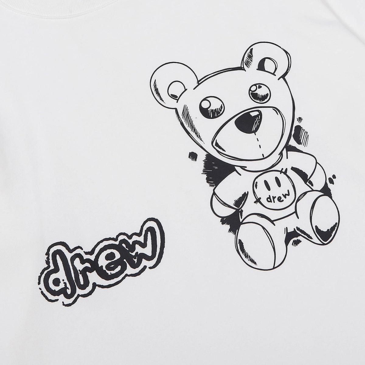 Drew House Sweatshirts Unisex Cartoon Bear Crew Neck Sweater
