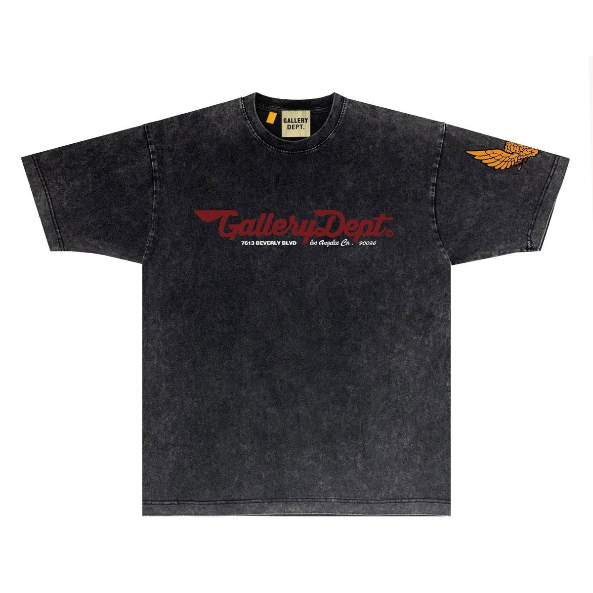 Gallery Dept T Shirts Tee Shirt Washed and Worn Short Sleeve T-shirt Blouse