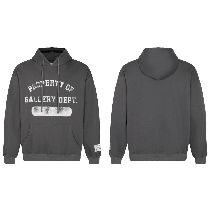 Gallery Dept Hoodie Letter Print Hoodie Sweater