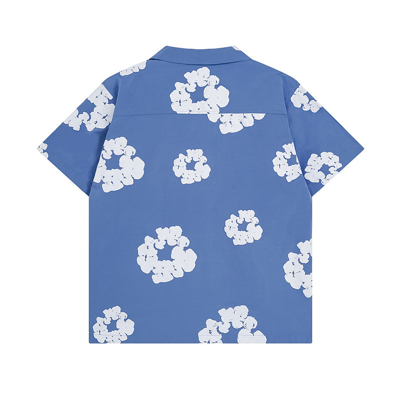 Denim Tears T-shirts Kapok Short-Sleeved Shirt Casual Shirt