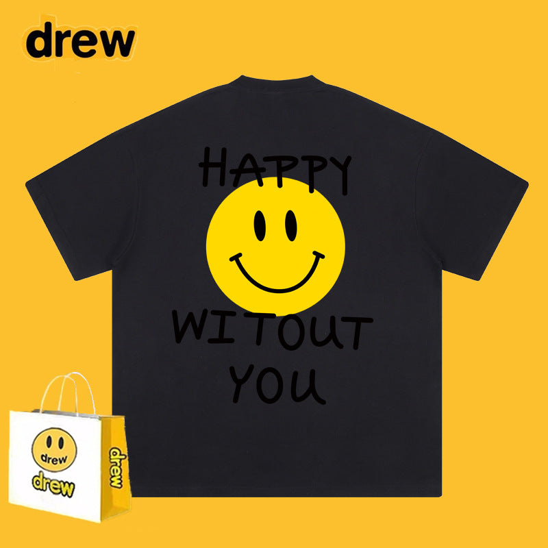 Drew T-shirts Smiley Happy Letters