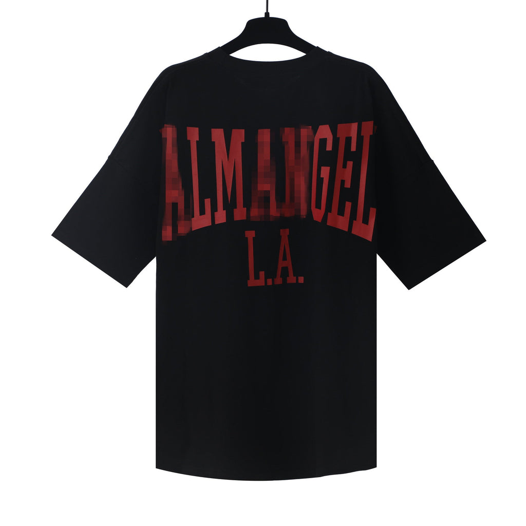 Palm Angels T-shirt Alphabet Slogan Printed Short Sleeve T-shirt