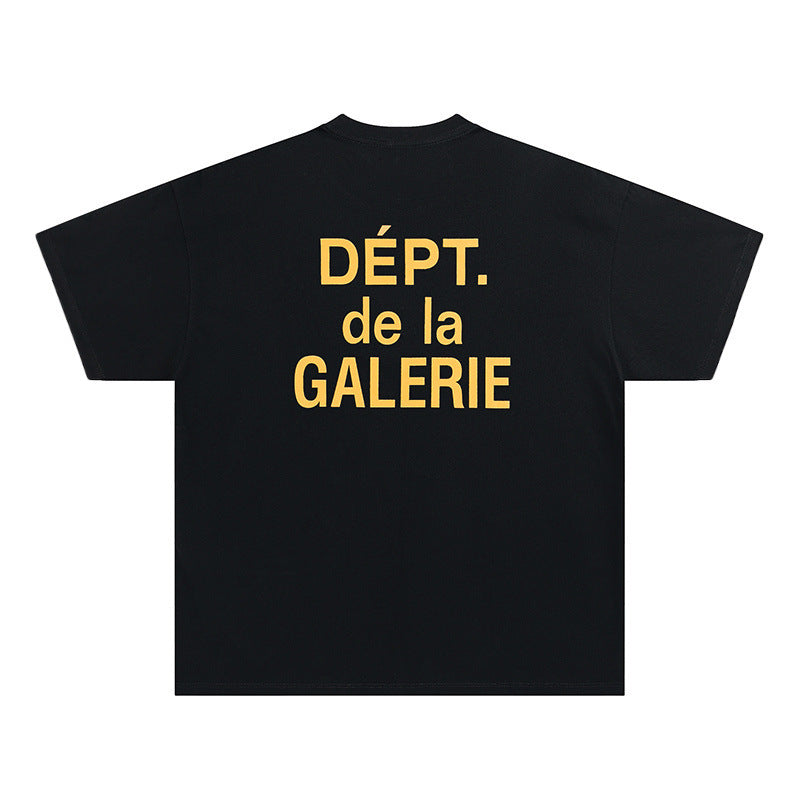 Gallery Dept T-Shirt Alphabet Slogan Short Sleeve T-Shirt