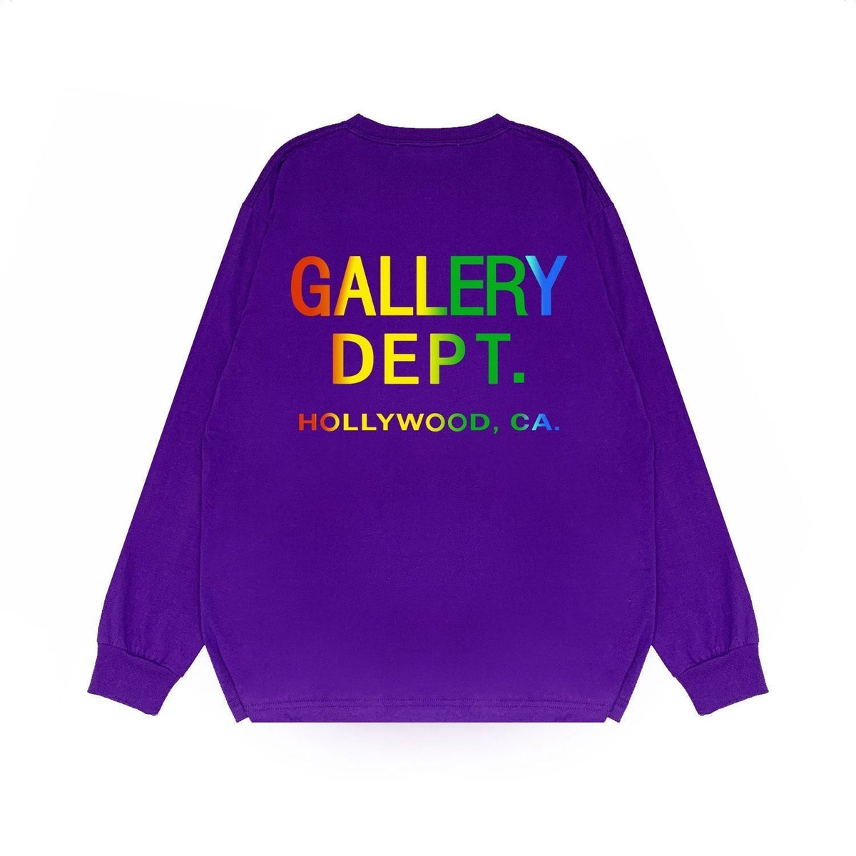 Gallery Dept Long Sleeved Shirt Fashion Brand Long Sleeve Long-Sleeved T-shirt Blouse