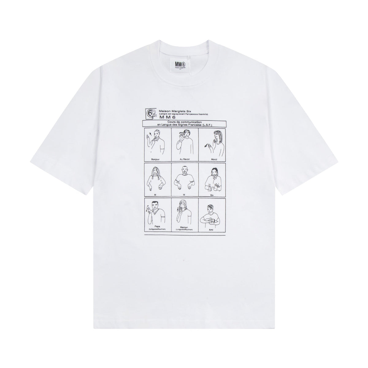 Maison Margiela T-shirt Crew Neck Loose Short Sleeve T-shirt