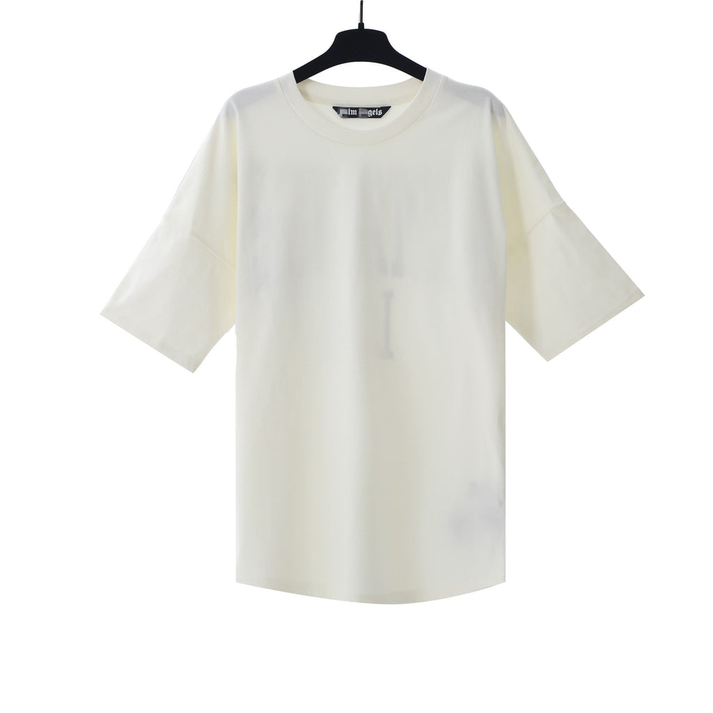 Palm Angels T-shirt Alphabet Slogan Printed Short Sleeve T-shirt