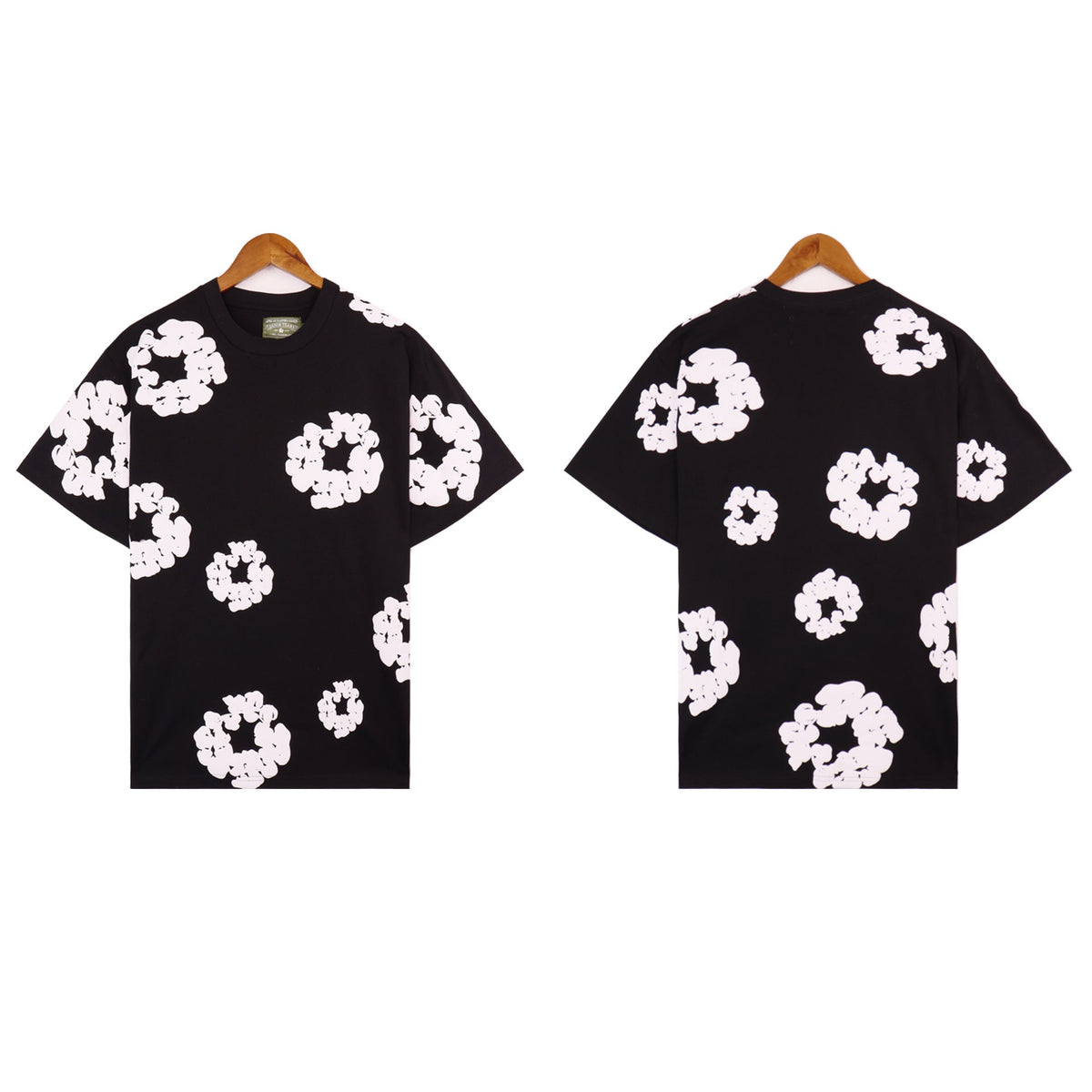 Denim Tears T-shirts Kapok Puff Print Short Sleeve T-shirt