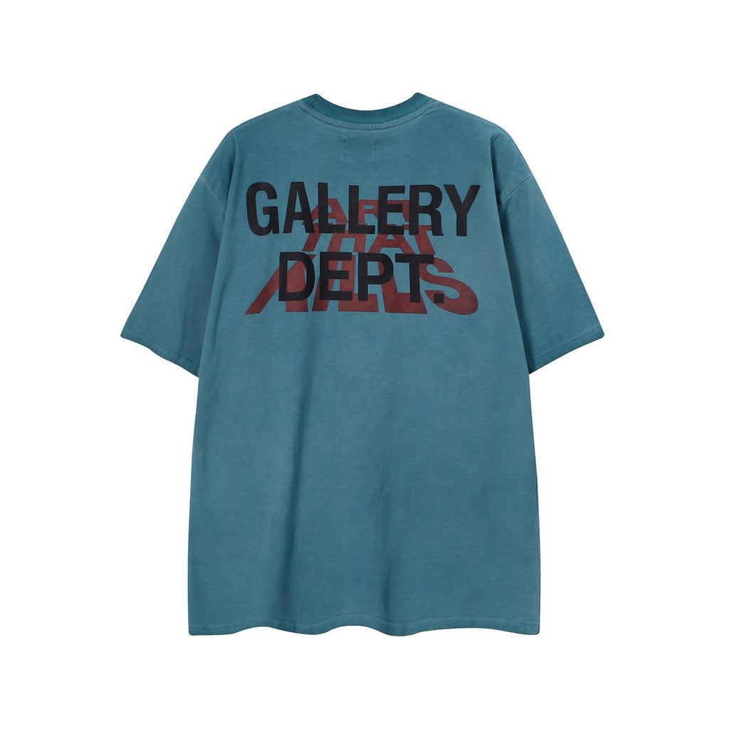 Gallery Dept T Shirts Summer Print Letter Loose for Men and Women