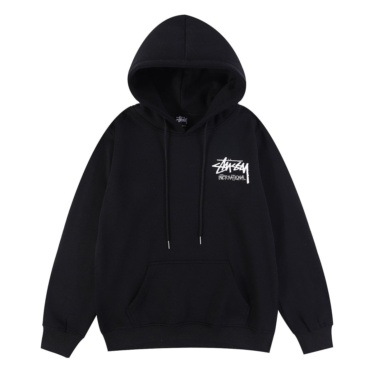 Stussy Hoodie Embroidered Fleece Fashion Hooded Sweater