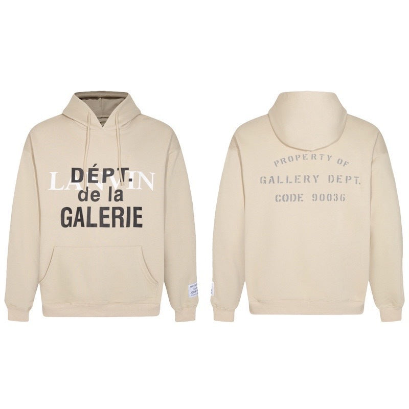 Gallery Dept Hoodie Alphabet Slogan Joint Hoodie Sweater