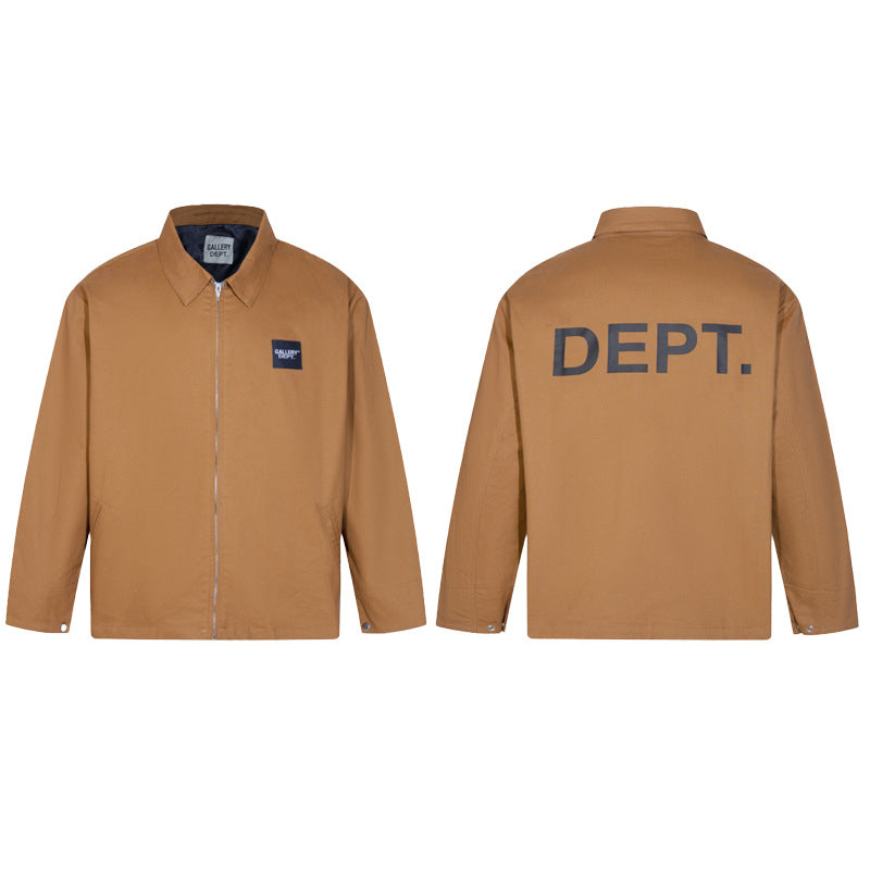 Gallery Dept Jacket Micro Label Alphabet Slogan Coach Jacket