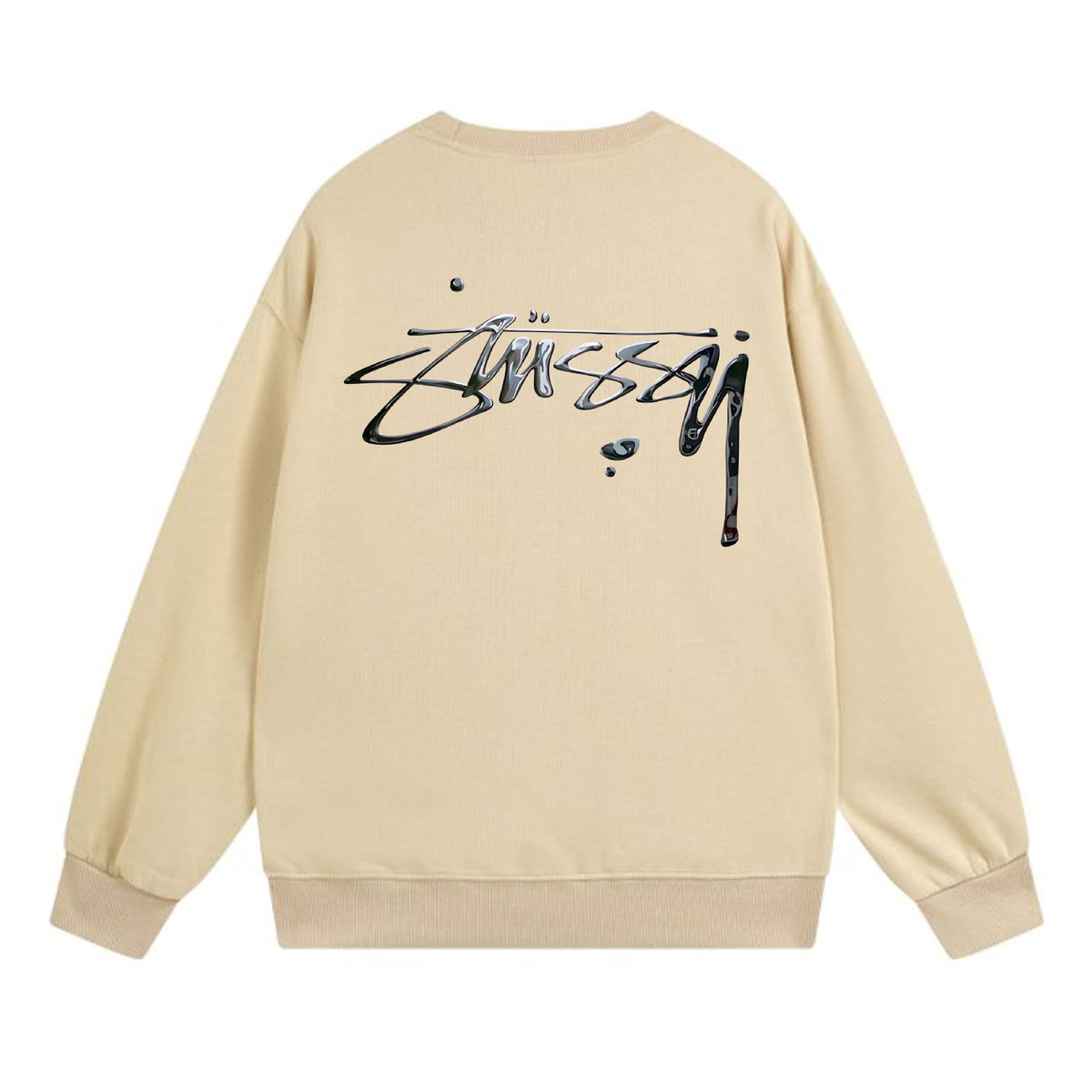 Stussy Sweatshirts Crew Neck Fleece Sweater