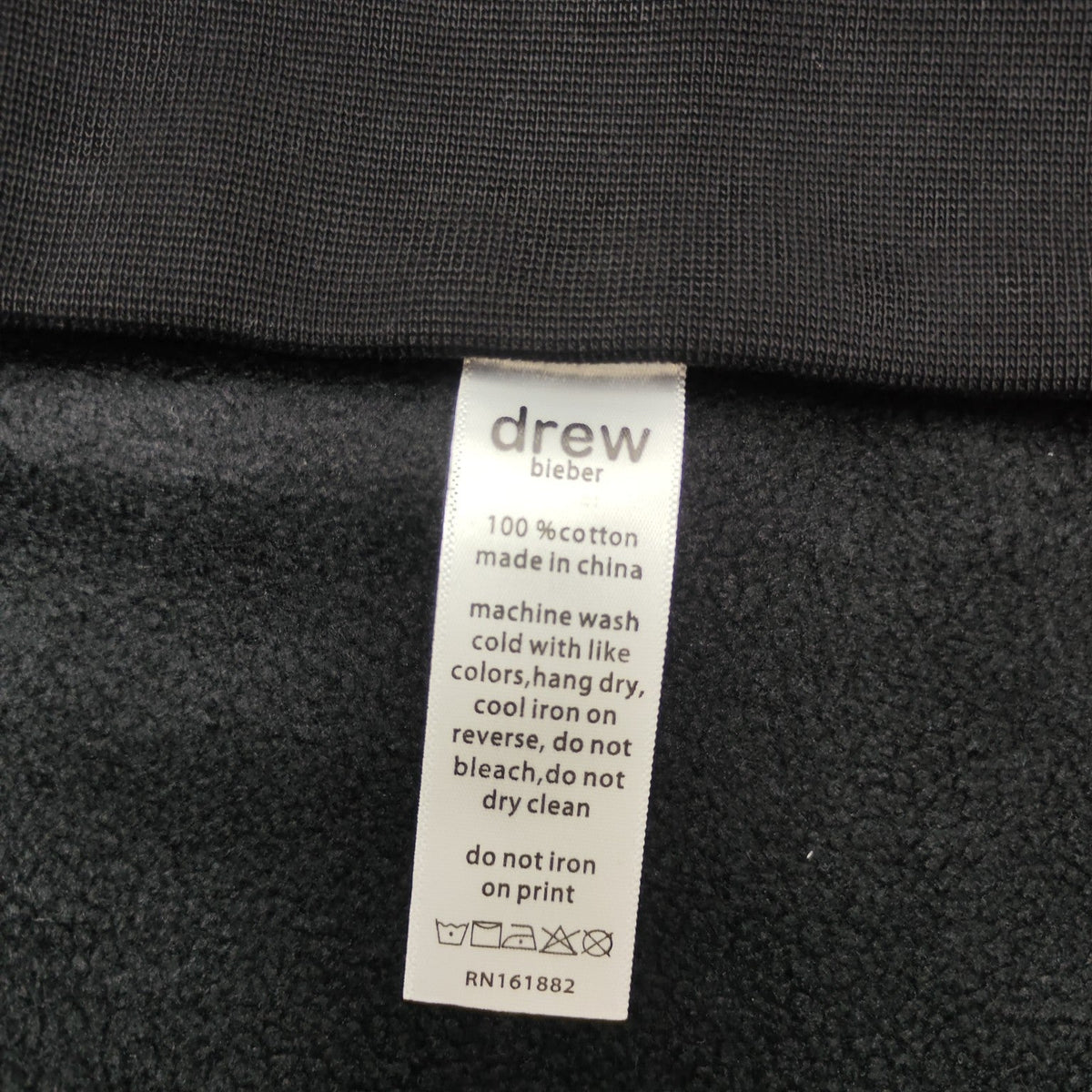 Drew House Sweatshirts Unisex Love Pattern Loose Fleece Crew Neck Sweater