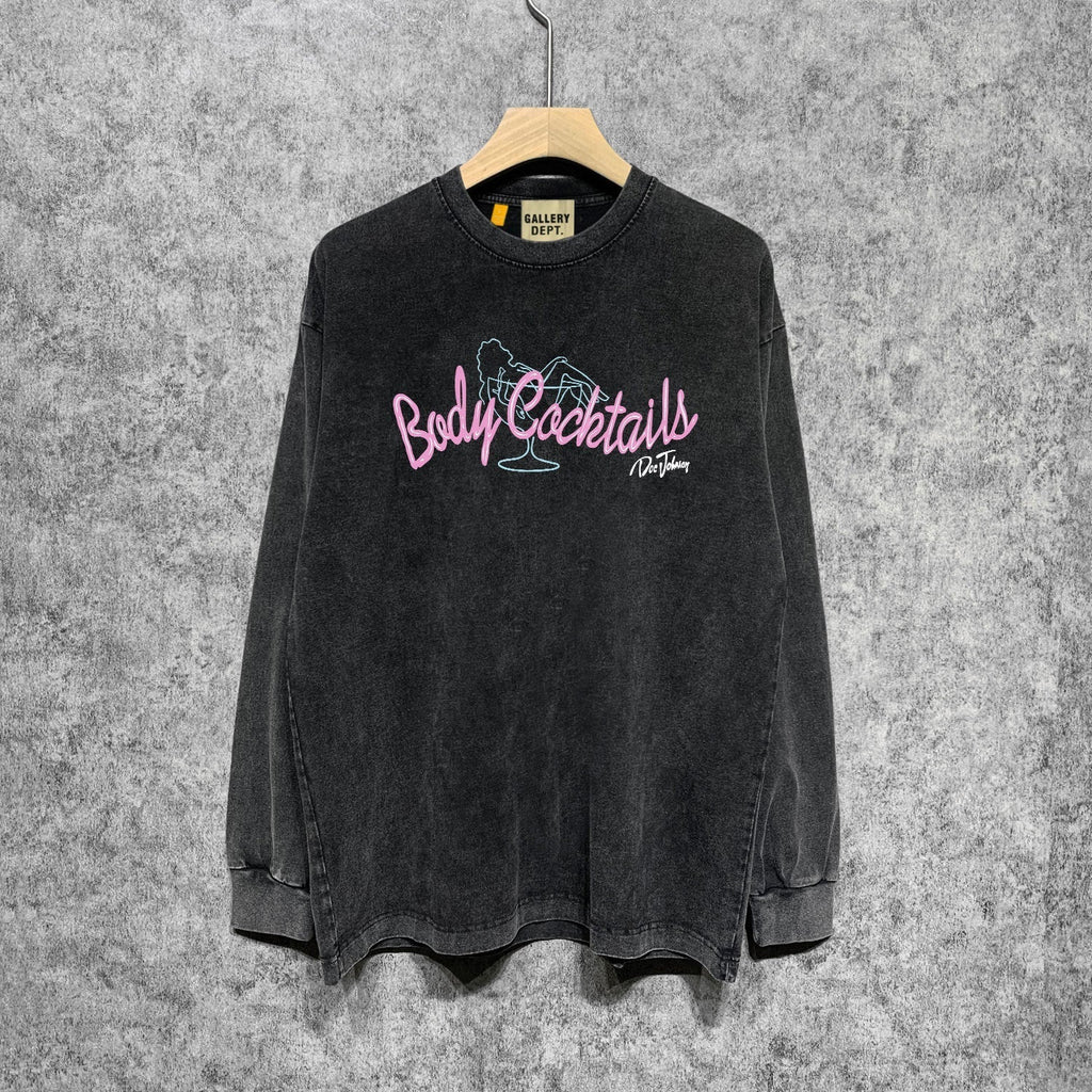 Gallery Dept Long Sleeve Shirt Vintage T Shirt Washed and Worn Vintage Long Sleeve T-shirt