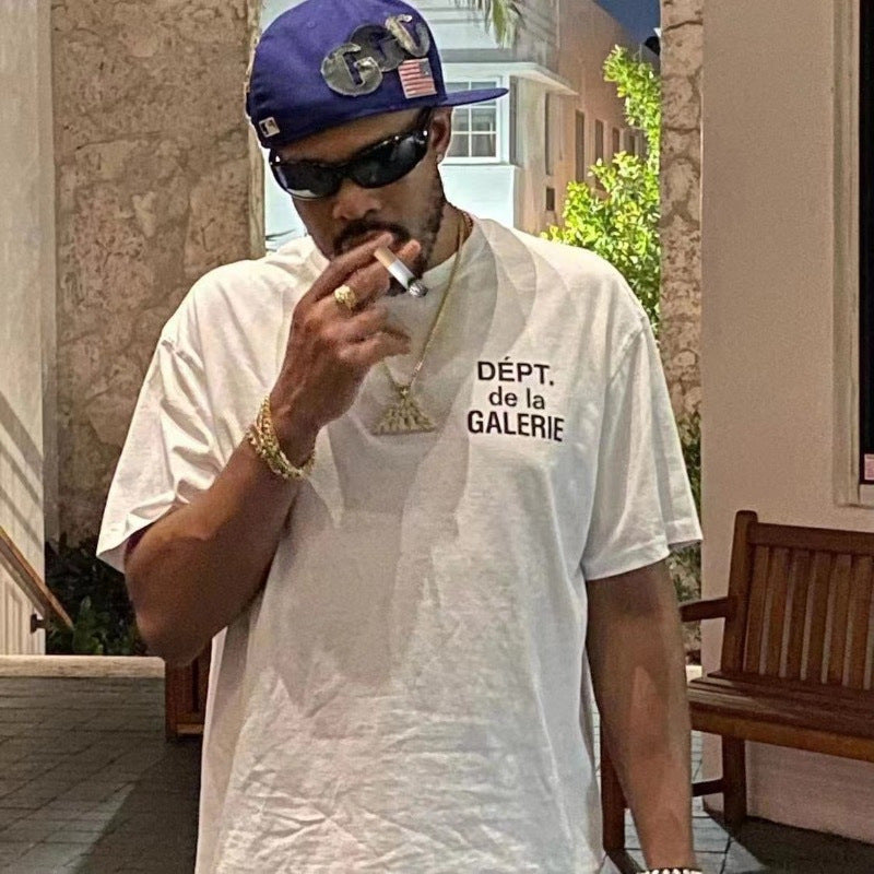Gallery Dept T-Shirt Alphabet Slogan Short Sleeve T-Shirt