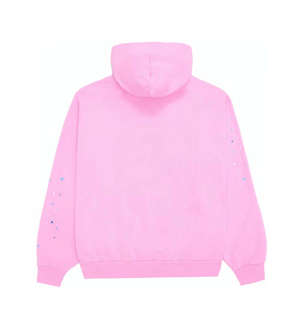 Sp5der OG Web Pink Hoodie