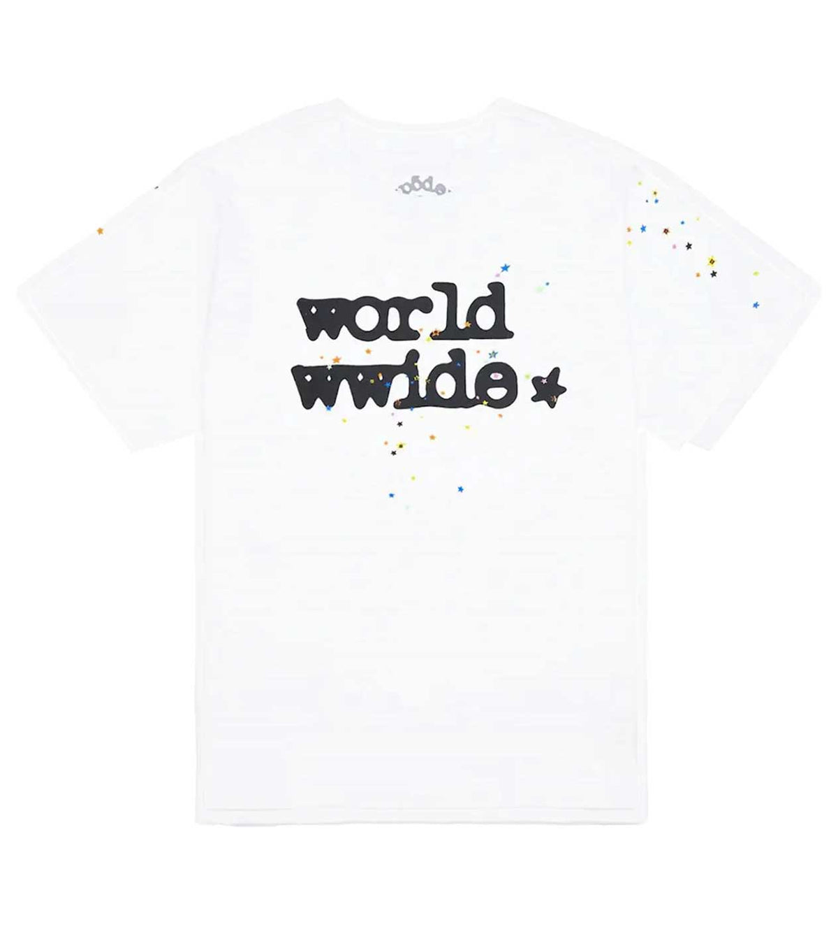 Sp5der Women's Worldwide Baby Tee White