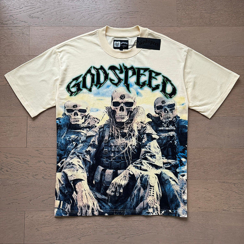 Godspeed T-shirts Retro Fantasy Pattern