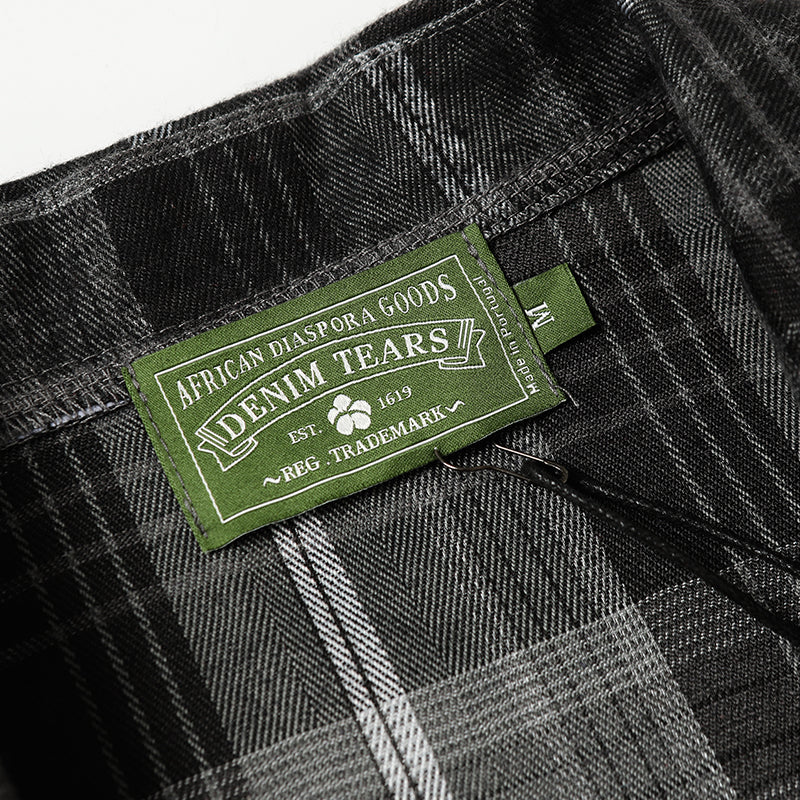 Denim Tears Shirt Kapok Plaid Short Sleeve Shirt