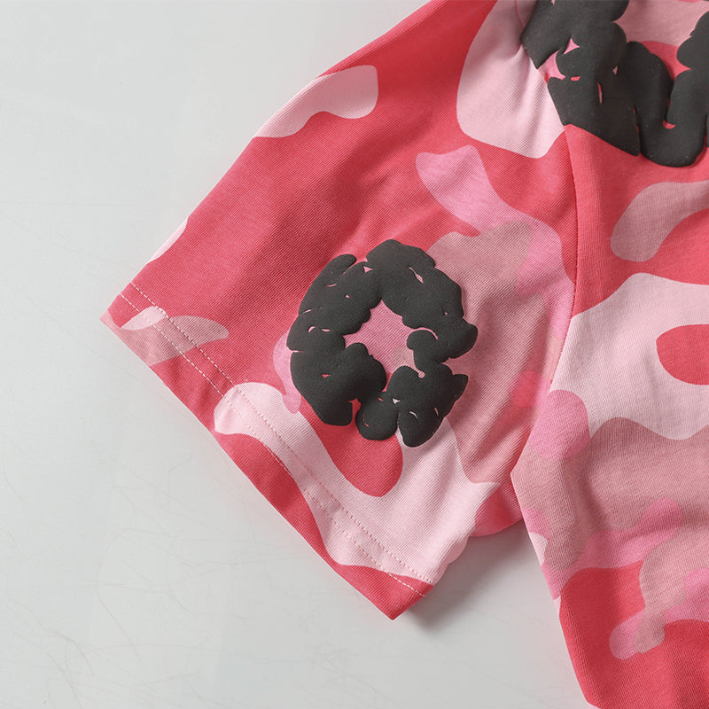 Denim Tears T-shirt & Shorts 2 Piece Set Camouflage