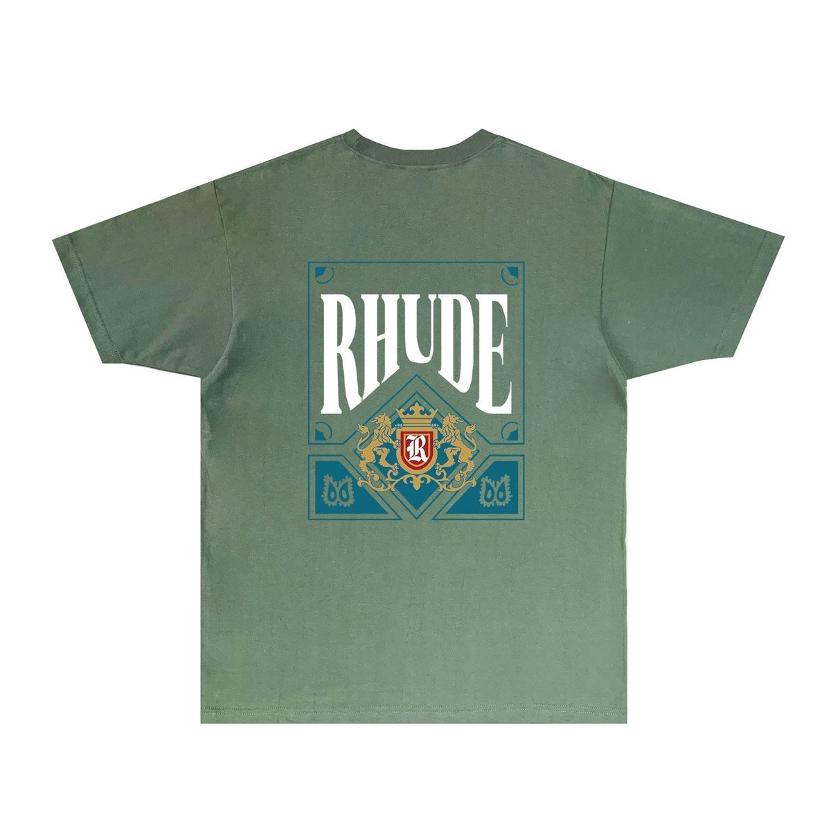 Rhude T-shirts Printed Trendy Pure Cotton