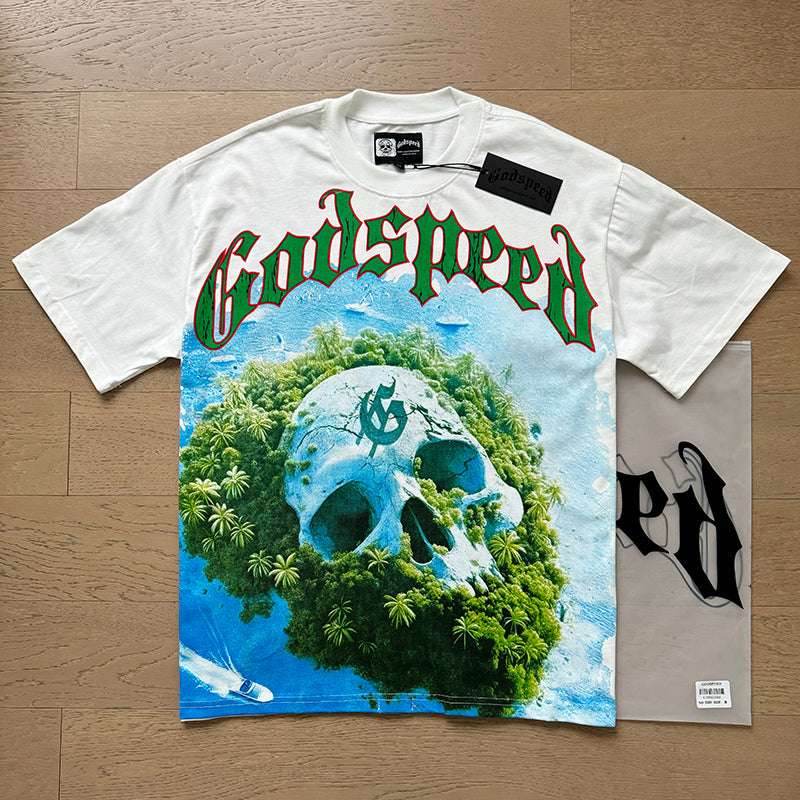Godspeed T-shirts Retro Fantasy Pattern
