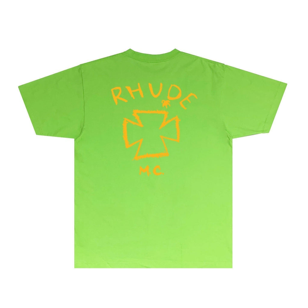 Rhude T-shirts Printed Trendy Pure Cotton