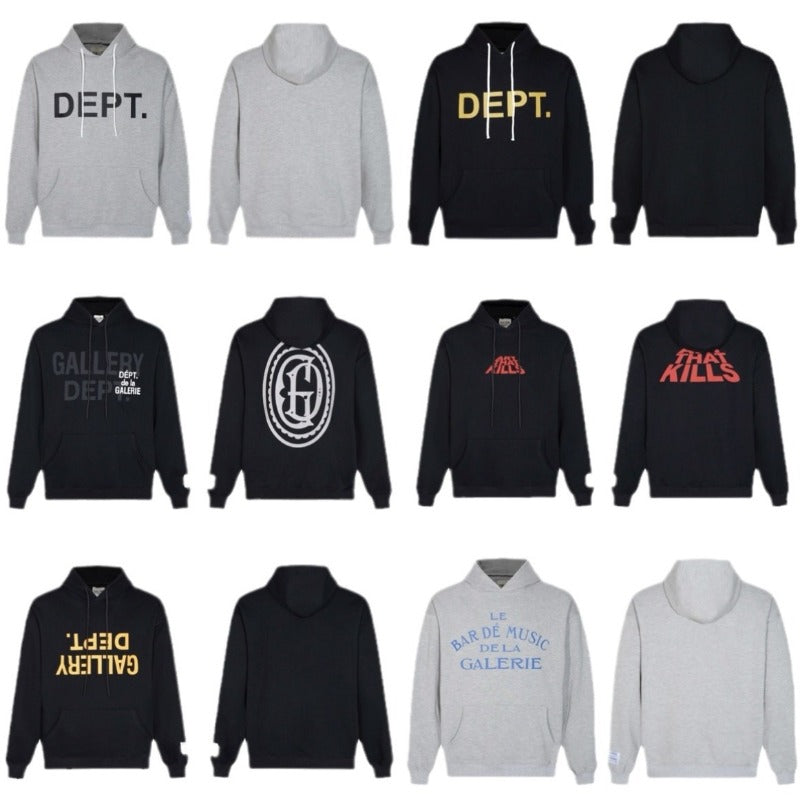 Gallery Dept Hoodie Alphabet Slogan Joint Hoodie Sweater
