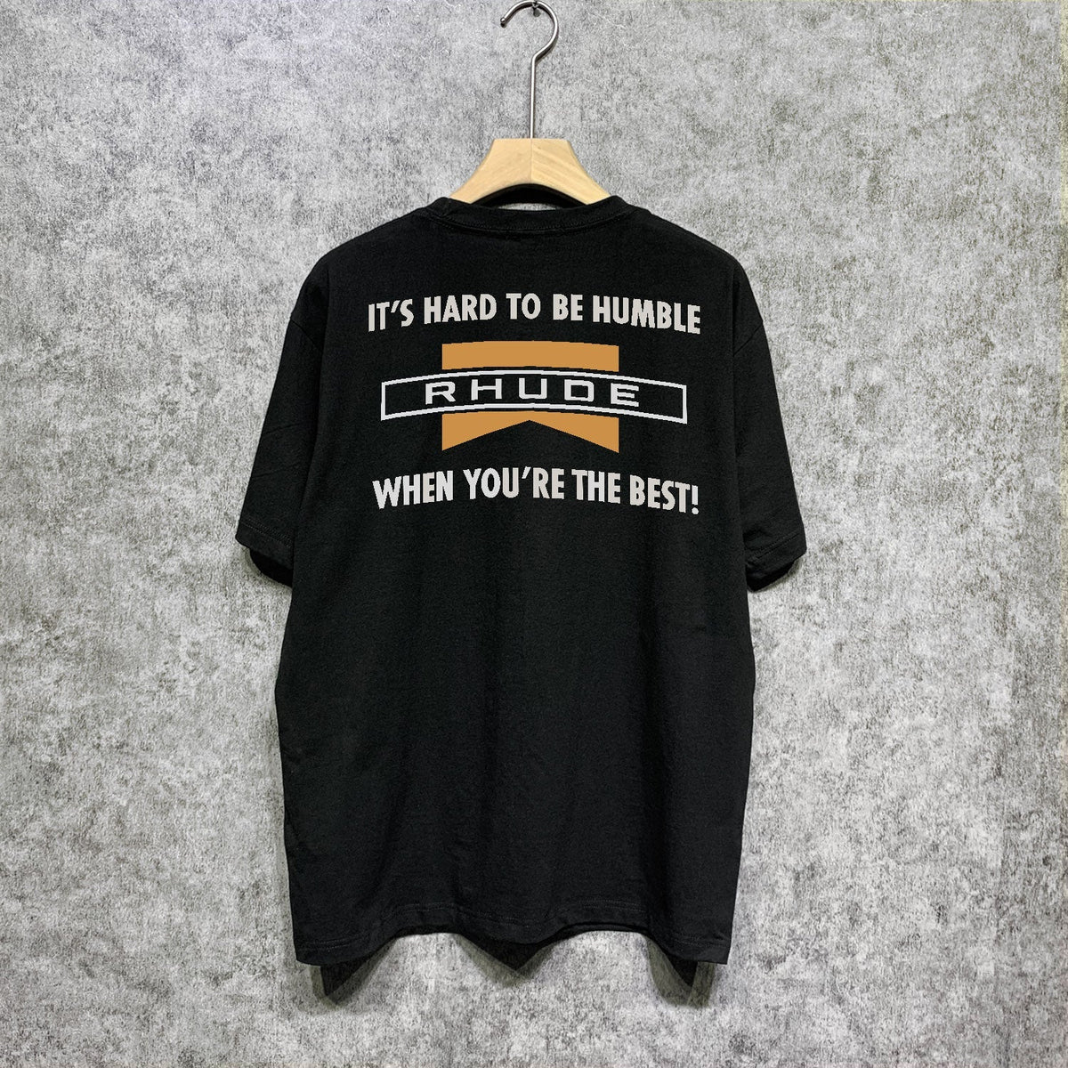 Rhude T-shirts Printed Trendy Pure Cotton