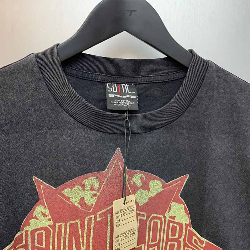 SAINT MICHAEL Vintage T-shirt DENIM TEARS Loose Short Sleeve