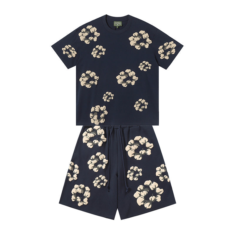 Denim Tears T-shirt & Shorts 2 Piece Set