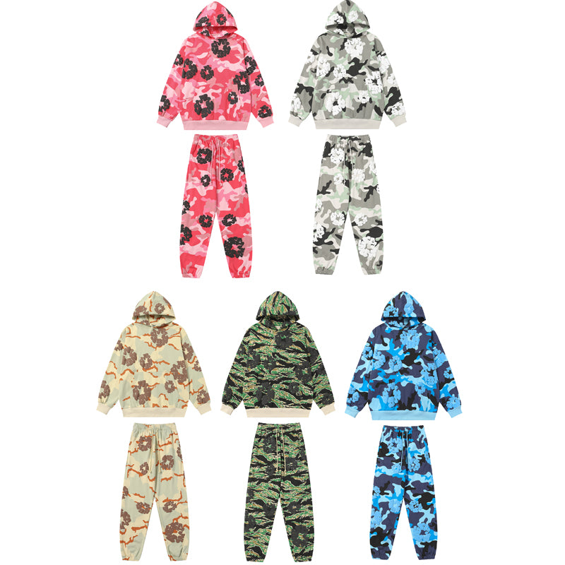 Denim Tears Hoodie & Sweatpants 2 Piece Set Camouflage