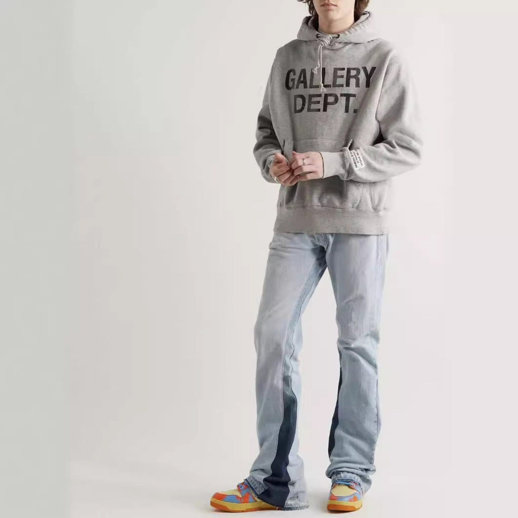Gallery Dept Jeans Color-matching Flared Jeans Floor-mopping Straight Pants