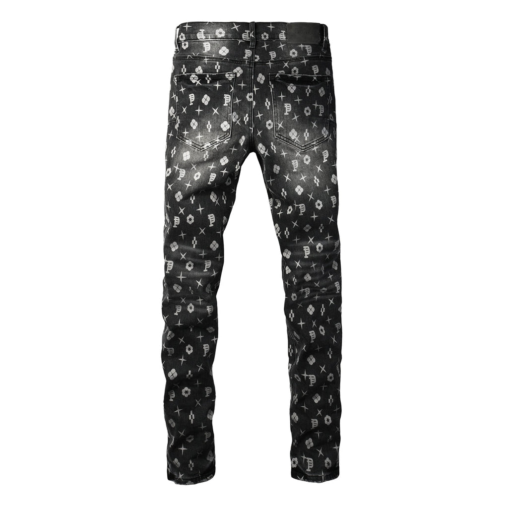 PURPLE  Fashion Jeans 9112